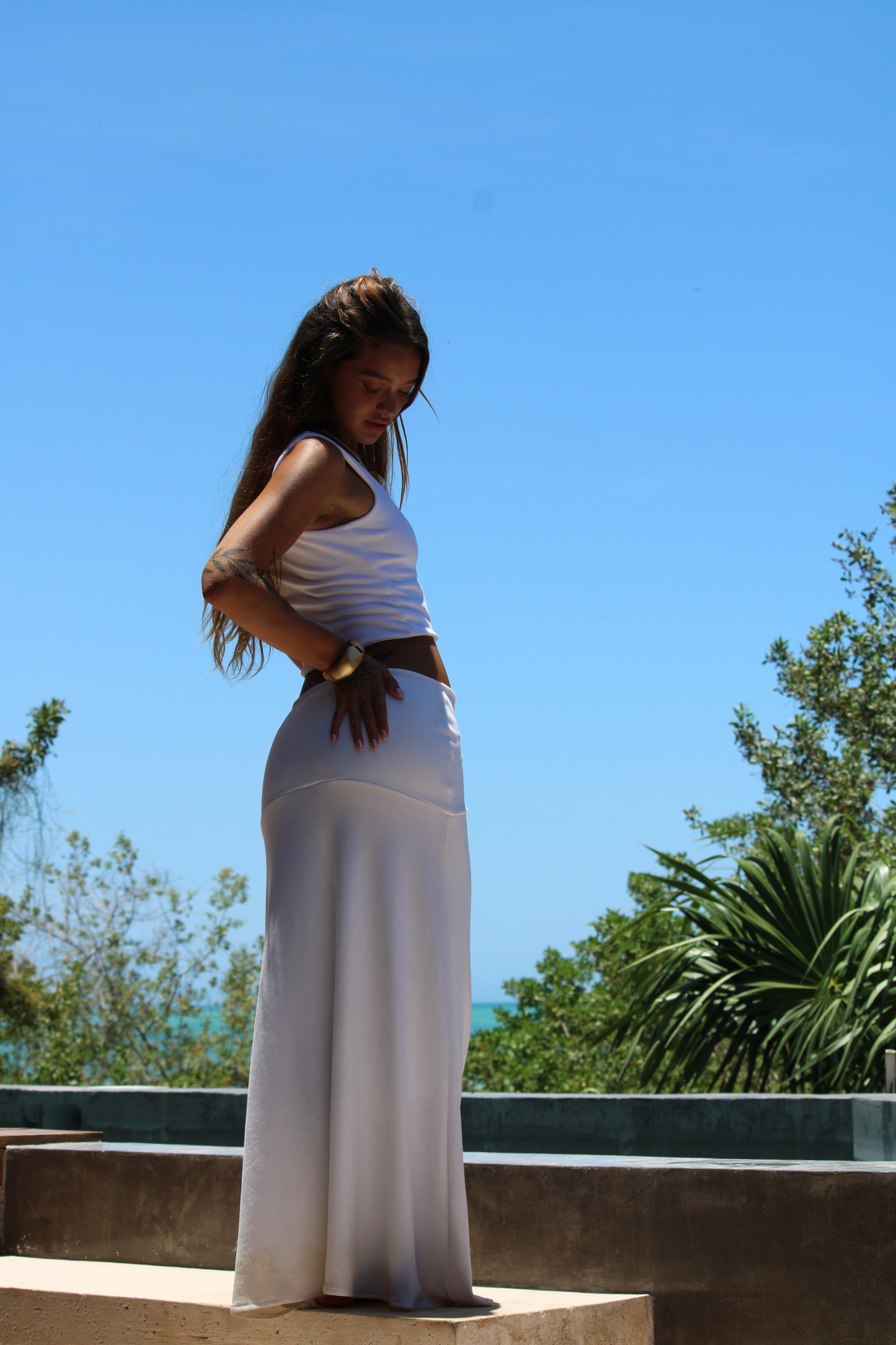 FALDA SOLE BLANCA